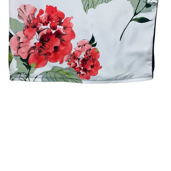 sleeveless t-shirt women with bold floral print size small SUZY SHIER - Picture 9 of 13